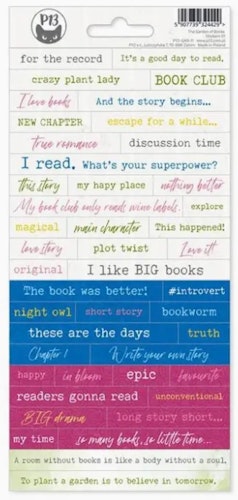 P13 Stickers - The garden of books