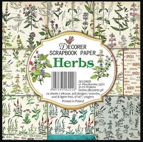 Decorer - Herbs (15x15cm)
