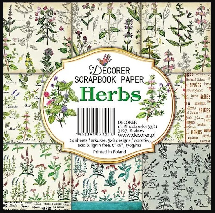 Decorer - Herbs (15x15cm)