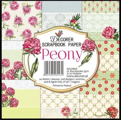 Decorer - Peony (15x15cm)