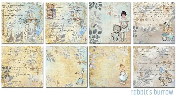 Decorer - Rabbits burrow (15x15cm)