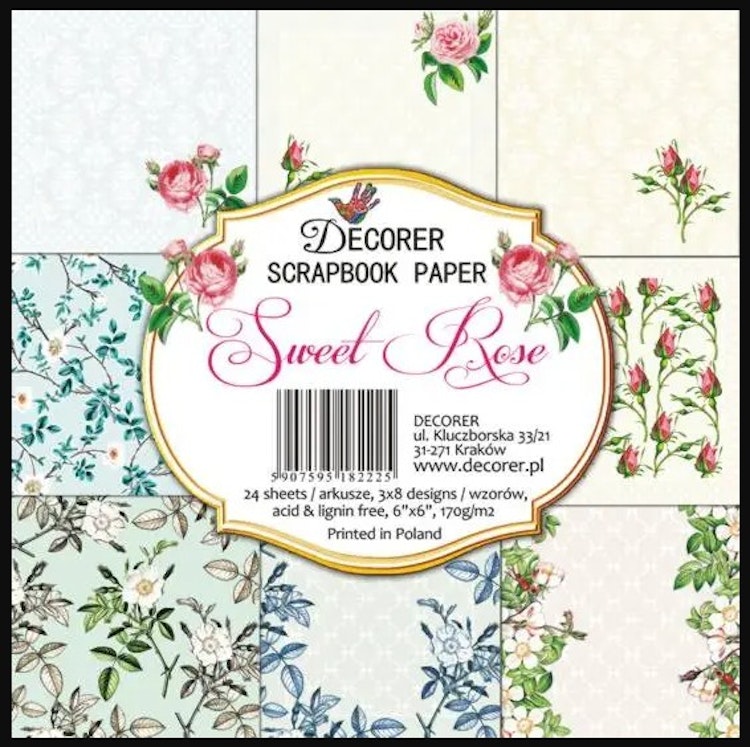 Decorer - Sweet rose (15x15cm)