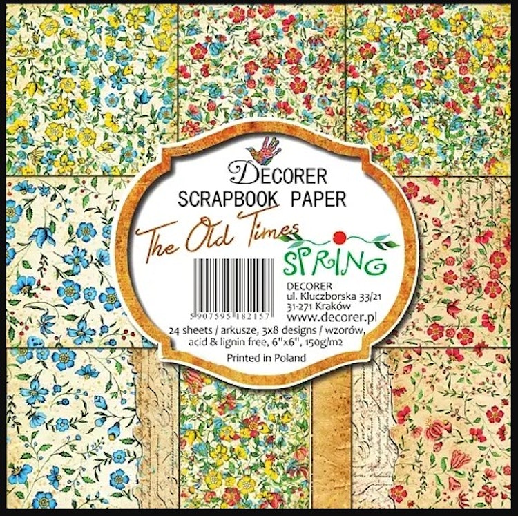 Decorer - The old times spring (15x15cm)