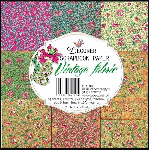 Decorer - Vintage fabric (15x15cm)