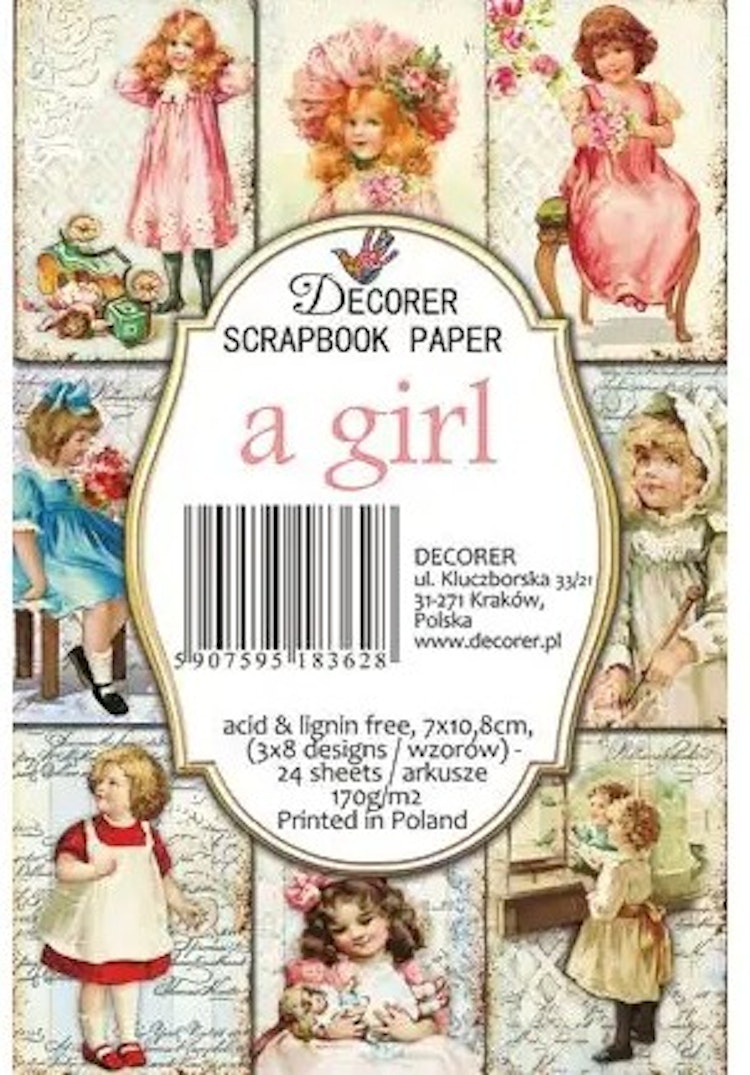 Decorer Mini - A girl (7x10,8cm)