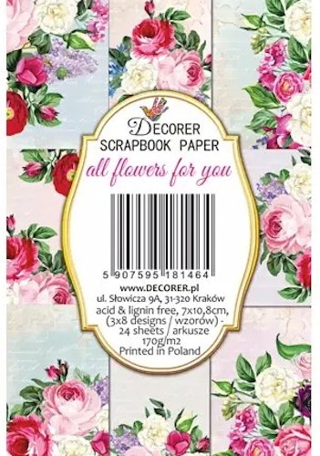 Decorer Mini - All flowers for you (7x10,8cm)