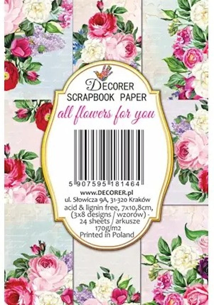 Decorer Mini - All flowers for you (7x10,8cm)