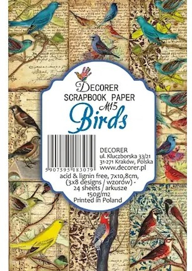 Decorer Mini - Birds (7x10,8cm)