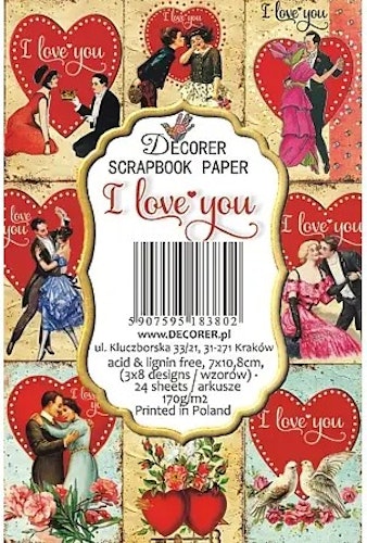 Decorer Mini - I love you (7x10,8cm)