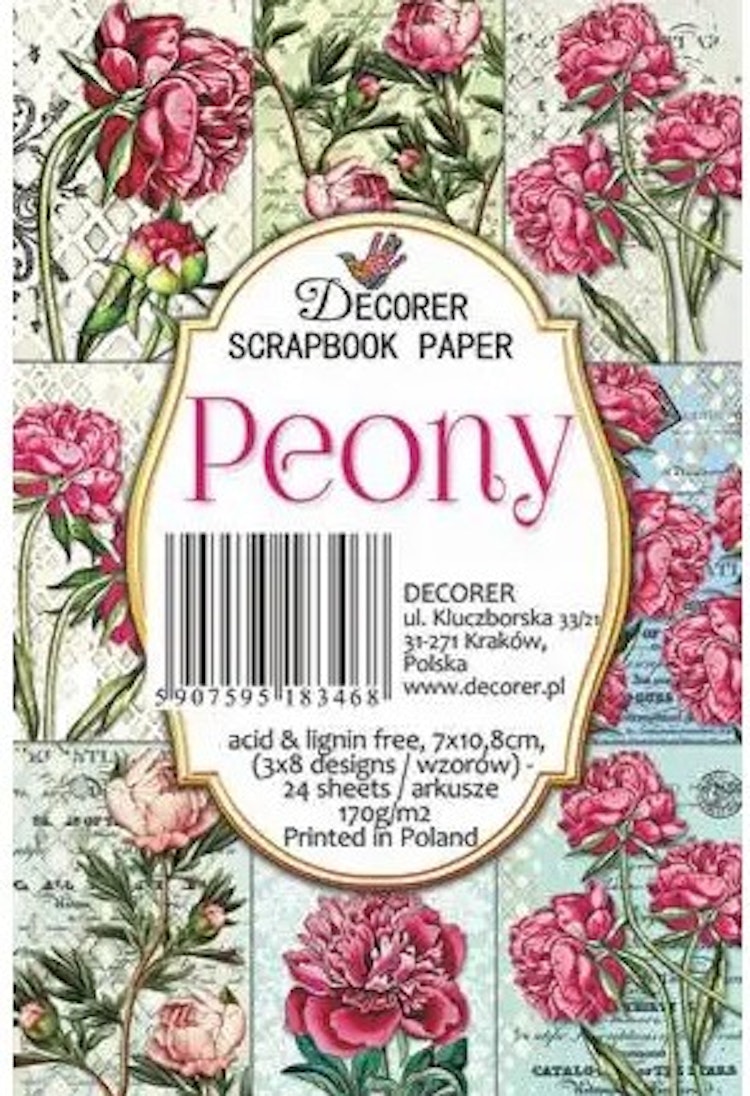 Decorer Mini - Peony (7x10,8cm)