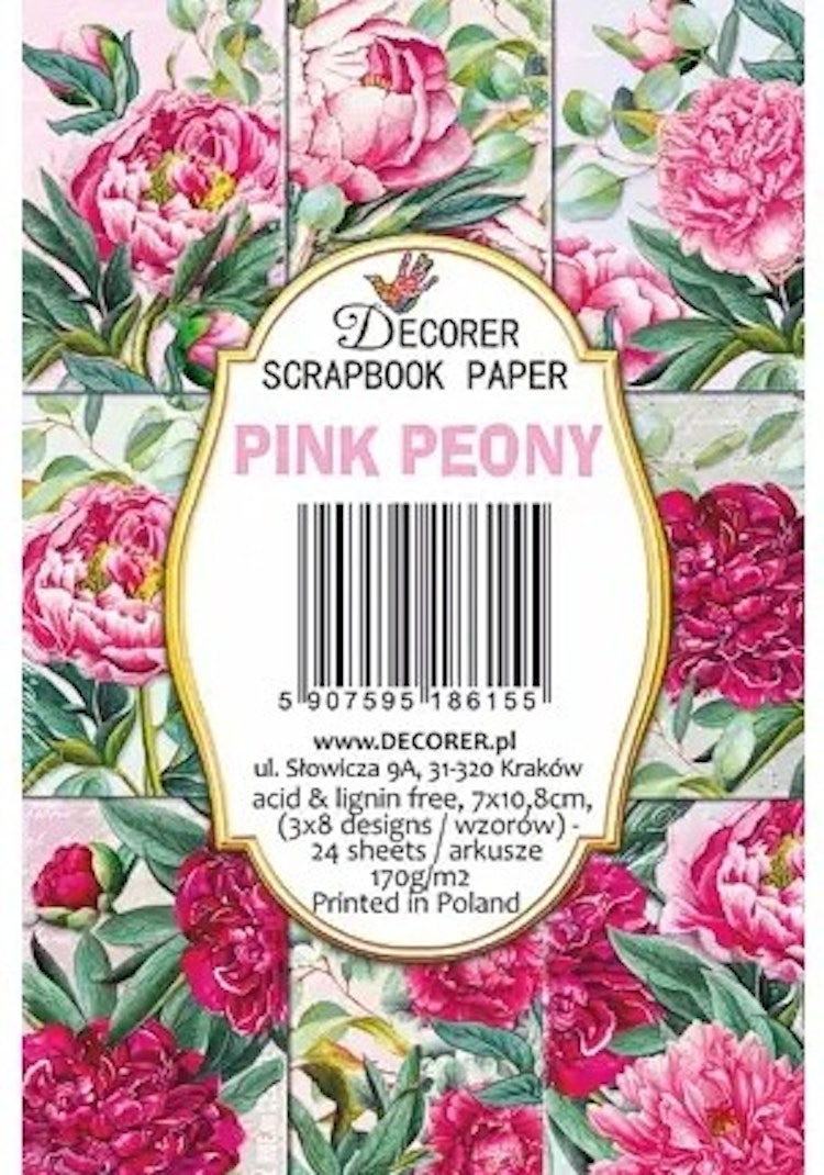 Decorer Mini - Pink peony (7x10,8cm)