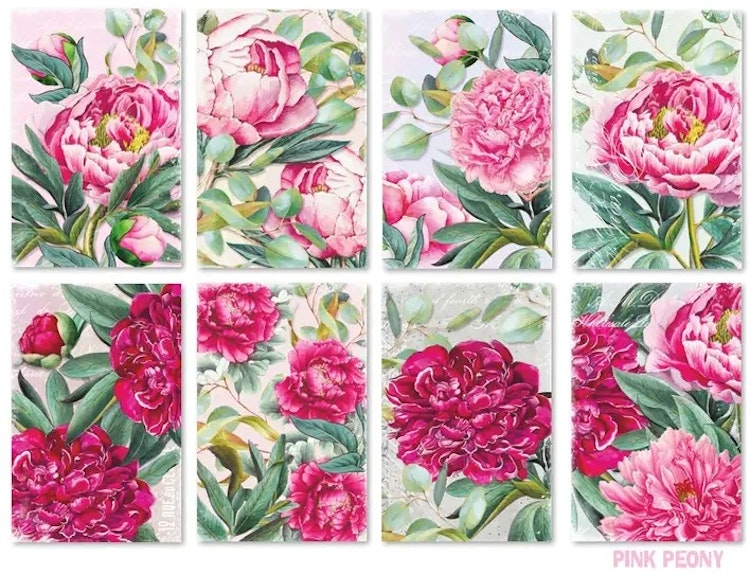 Decorer Mini - Pink peony (7x10,8cm)