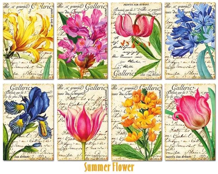 Decorer Mini - Summer flower (7x10,8cm)