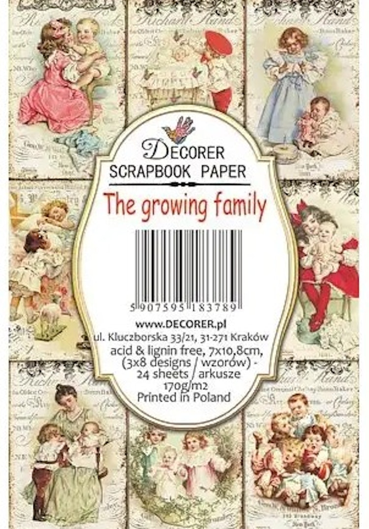 Decorer Mini - The growing family (7x10,8cm)