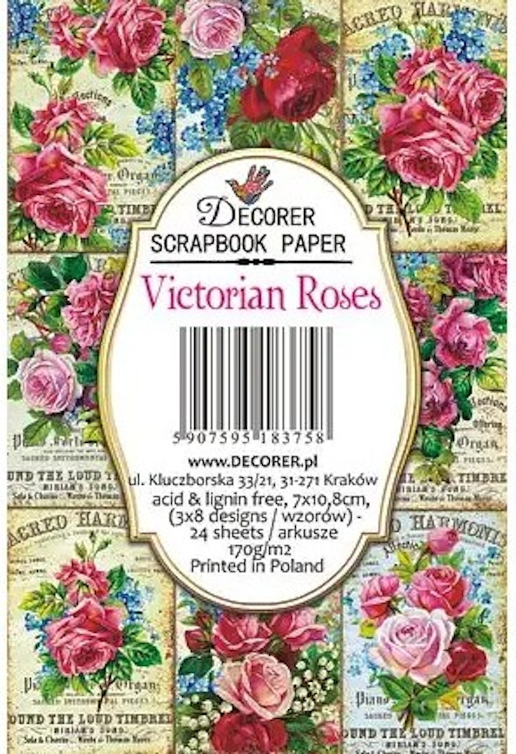 Decorer Mini - Victorian roses (7x10,8cm)
