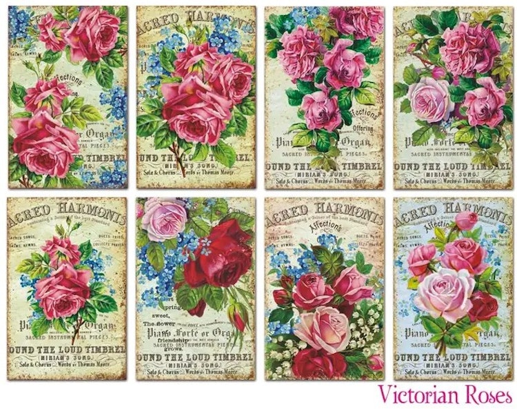 Decorer Mini - Victorian roses (7x10,8cm)