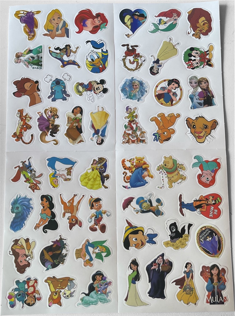 Klistermärken - Disney - 100st
