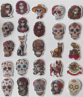 Klistermärken - Day of the dead - 25st