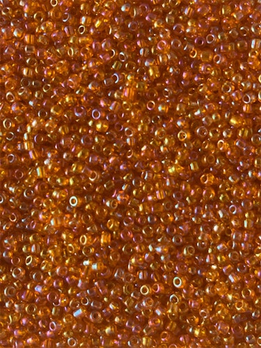 Glaspärla, orange, 2mm - 20g - Ca 1700st