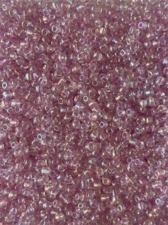 Glaspärla, rosa, 2mm - 20g - Ca 1700st
