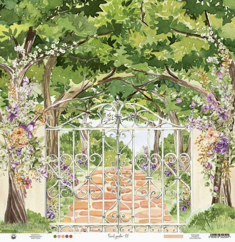 P13 - Secret garden 01 (30x30cm)