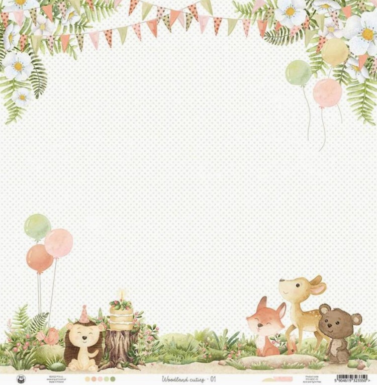 P13 - Woodland cuties 01 (30x30cm)
