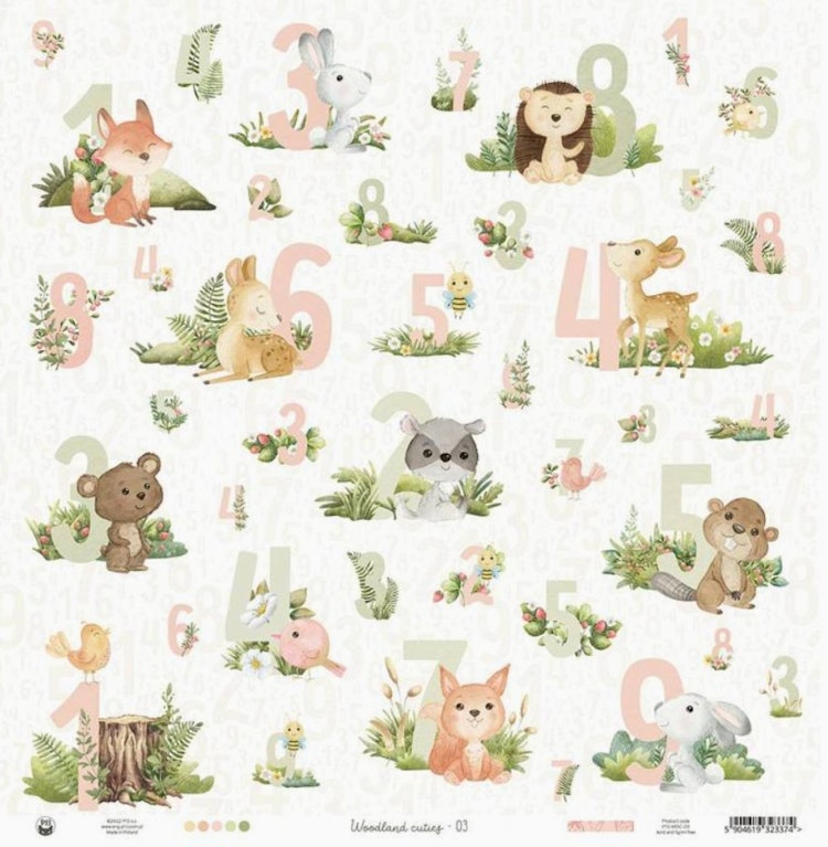 P13 - Woodland cuties 03 (30x30cm)