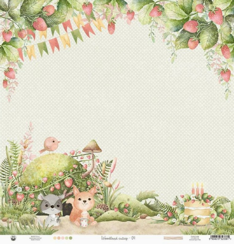 P13 - Woodland cuties 04 (30x30cm)