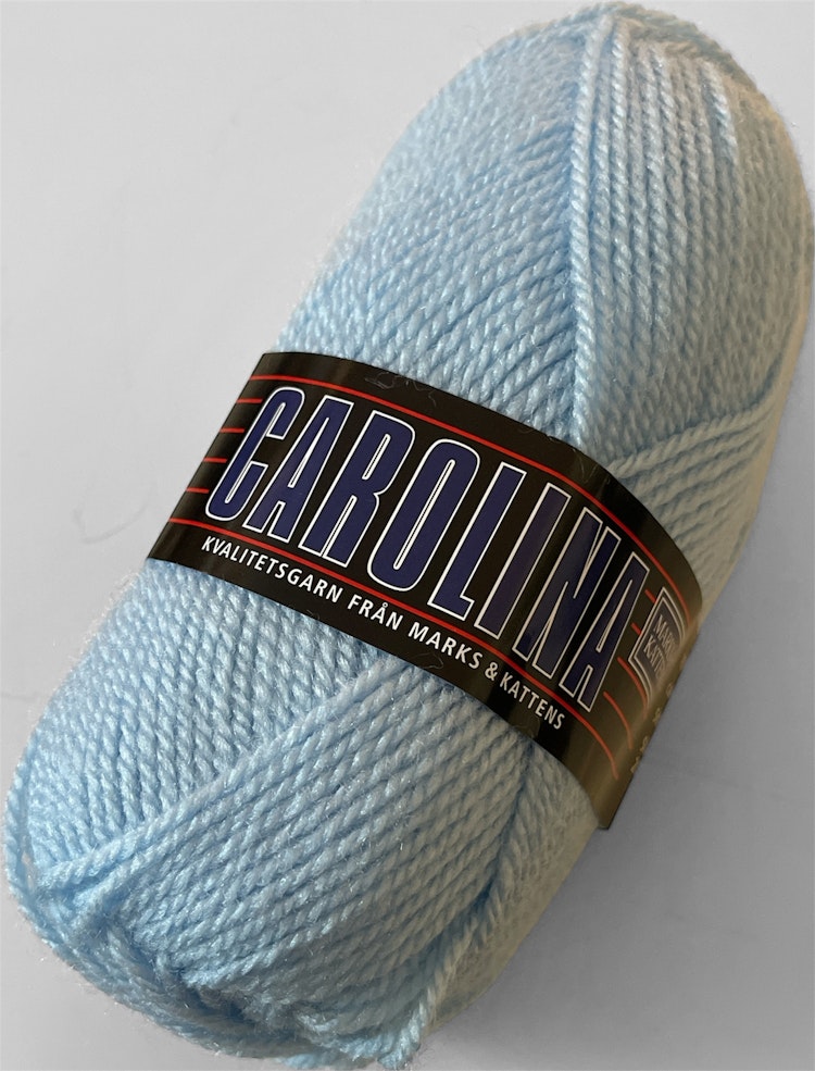 Carolina, 50g/128m - 677 - Ljusblå