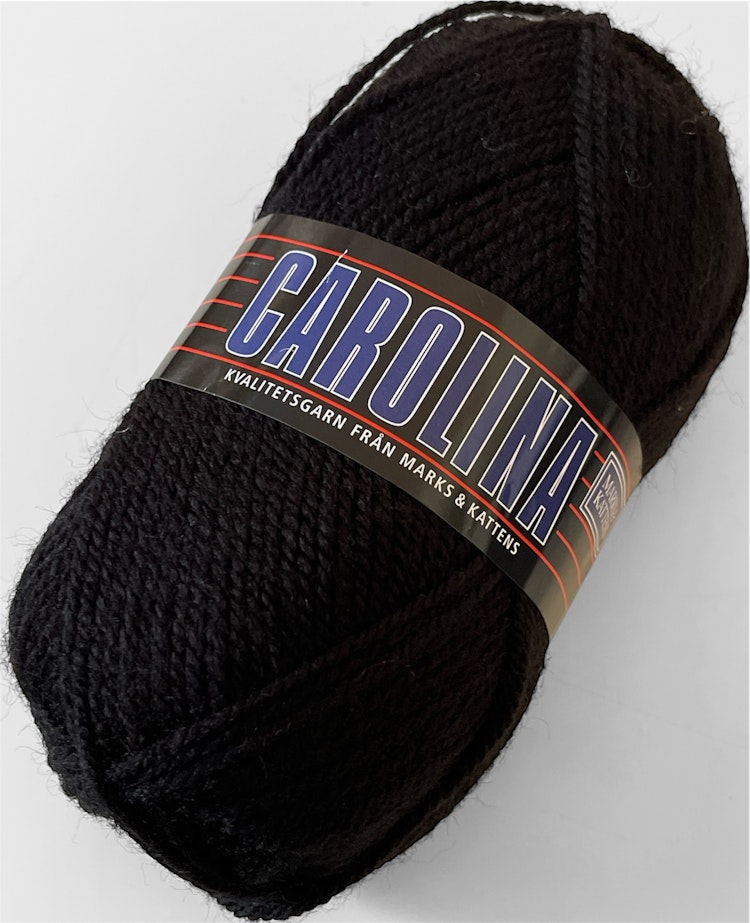 Carolina, 50g/128m - 025 - Svart