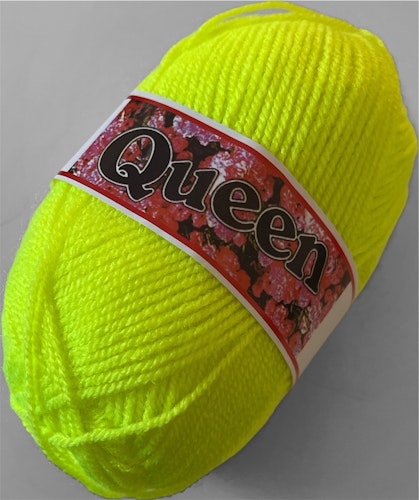 Queen, 50g/130m - 356 - Neon gul