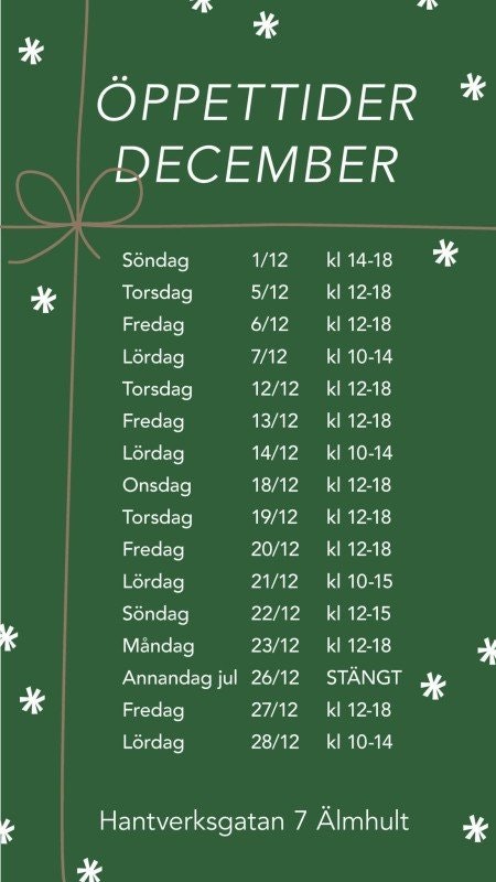Jul på Hantverksgatan 2024