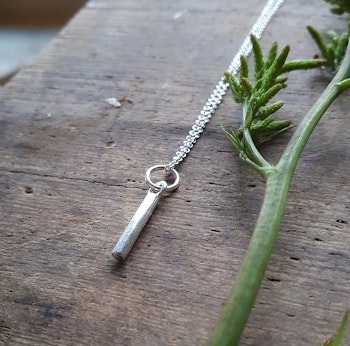 Silverhalsband Pinnen