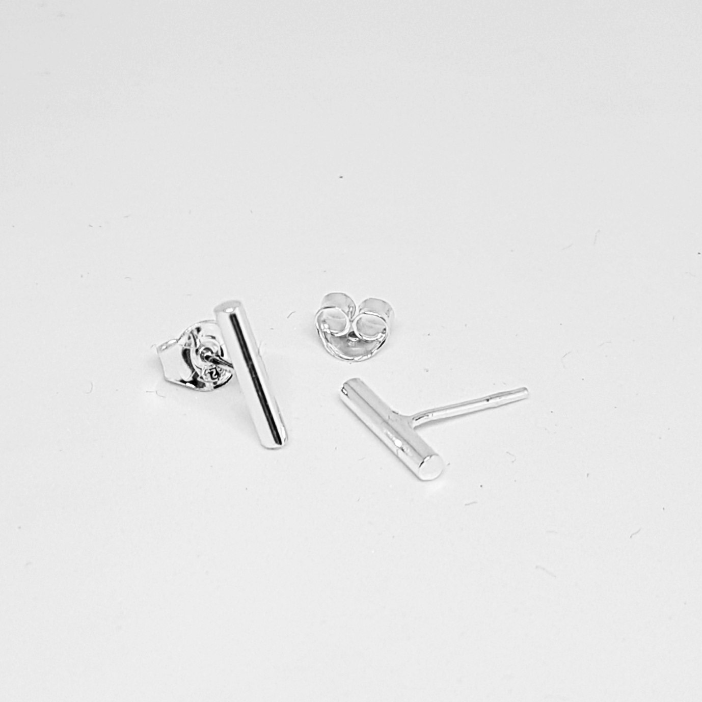 Silverörhänge Streck 2 mm