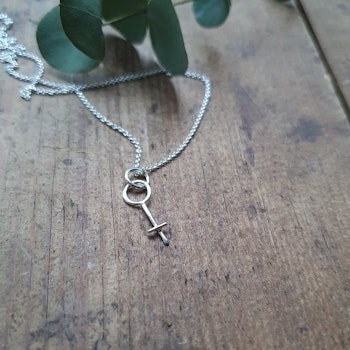 Silverhalsband Kvinnokraft Mini