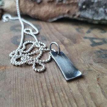 Under ytan - Silverhalsband herr / unisex