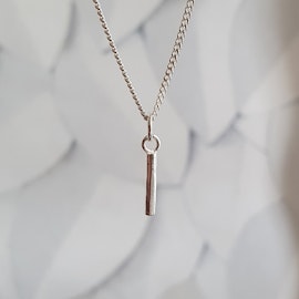 Silverhalsband Pinnen