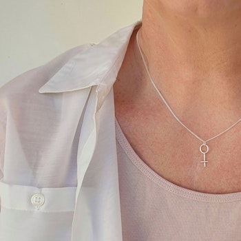 Silverhalsband Kvinnokraft Liten