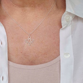 Silverängel Ebba halsband