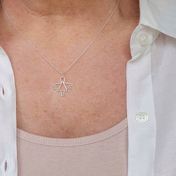 Silverängel Ebba halsband