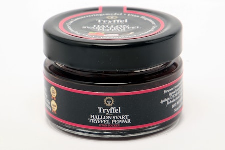 Hallonmarmelad med svart tryffel