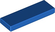 Tile 1 x 3 (Blue)