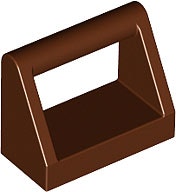 Clamp 1 x 2 (Reddish Brown)