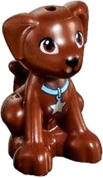 Dog with 1.5 Hole (Reddish Brown)