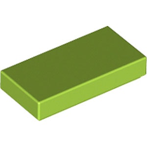 Tile 1 x 2 (Lime)