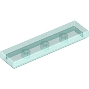 Tile 1 x 4 (Transparent Light Blue)