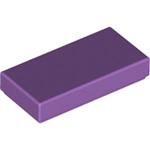 Tile 1 x 2 (Medium Lavender)