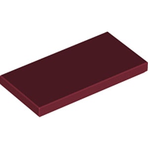 Tile 2 x 4 (Dark Red)