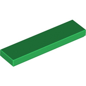 Tile 1 x 4 (Green)