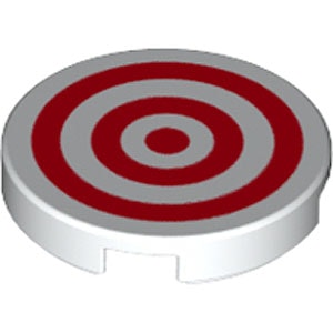 Tile 2 x 2 Round (White)